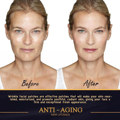 GETPUNA chest wrinkle pads bedtime use – wearer lies on back to maximize contact.