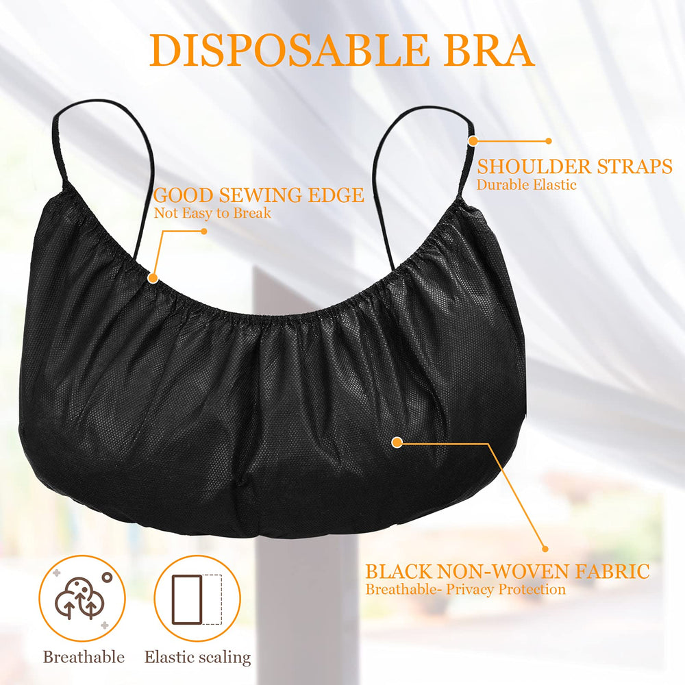 Geyoga disposable nonwoven bra elastic band shows adjustable fit up to 22 inches