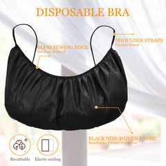 Geyoga disposable nonwoven bra elastic band shows adjustable fit up to 22 inches