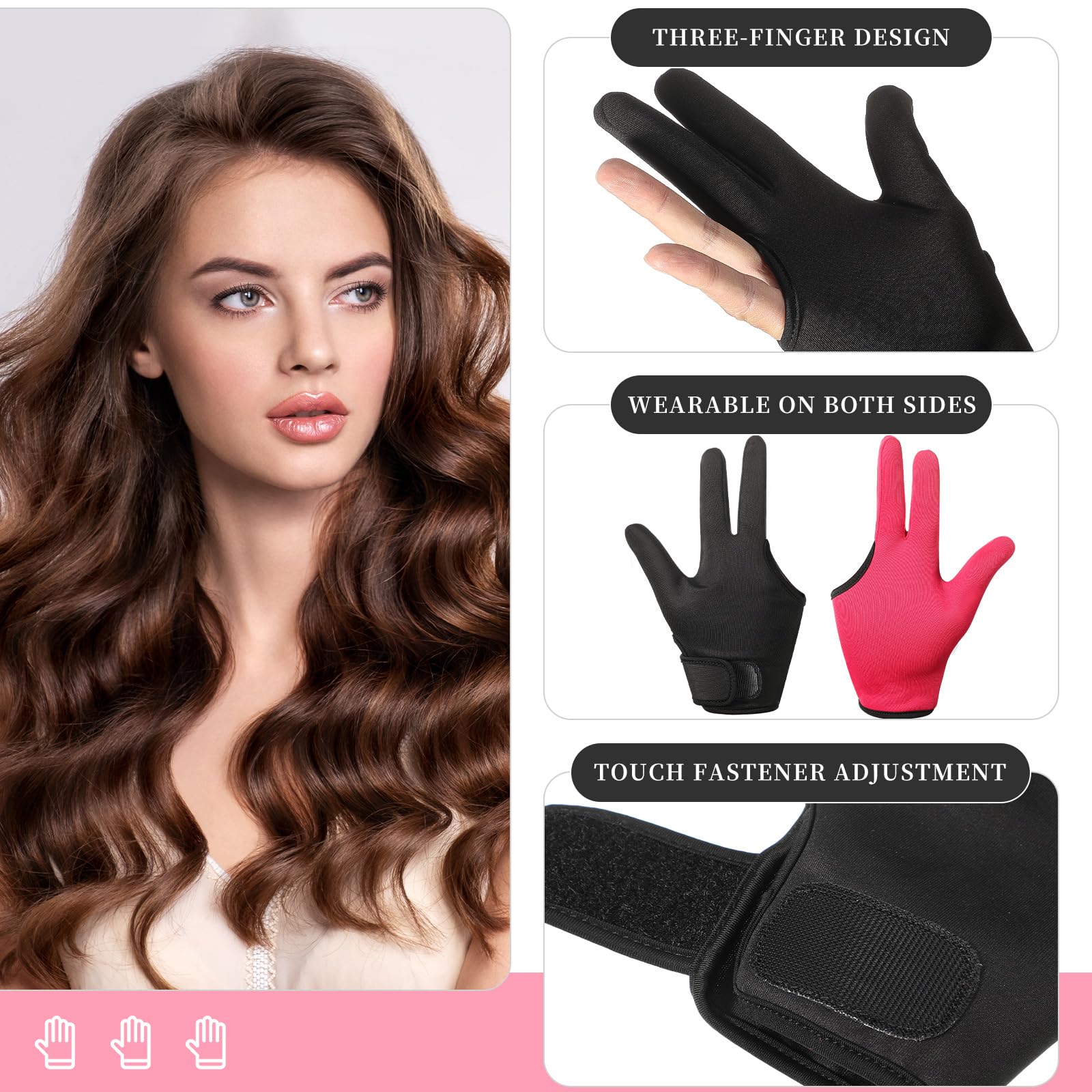 Geyoga gloves highlight polyester-spandex material durable and reusable.
