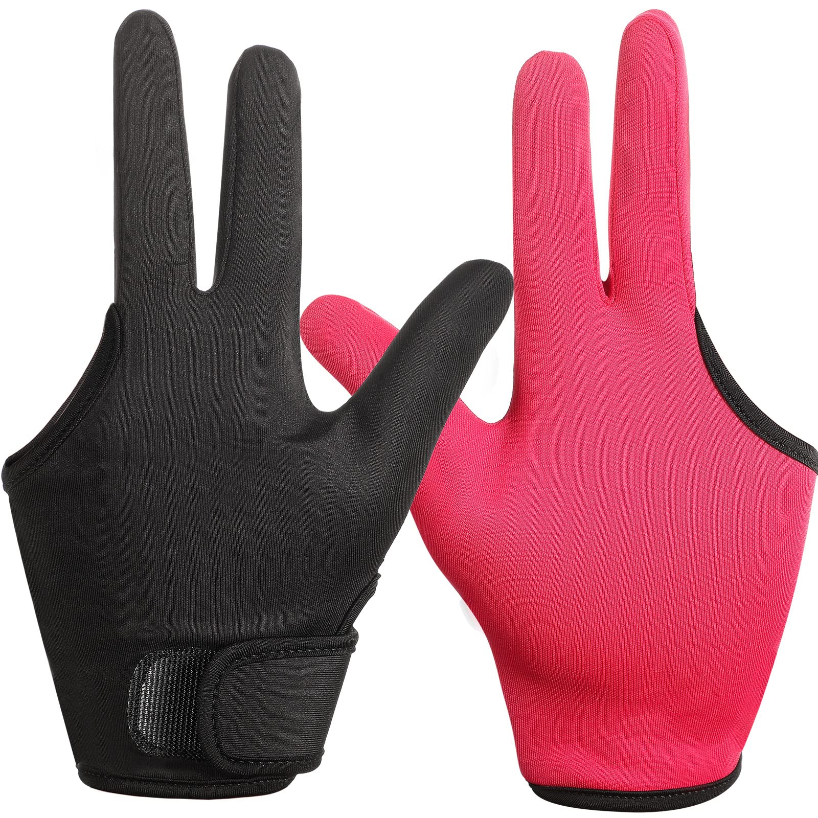 Geyoga heat resistant gloves with 3 finger design for safer hair styling.