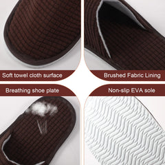 Geyoga individually packaged travel slippers ready for on-the-go use.