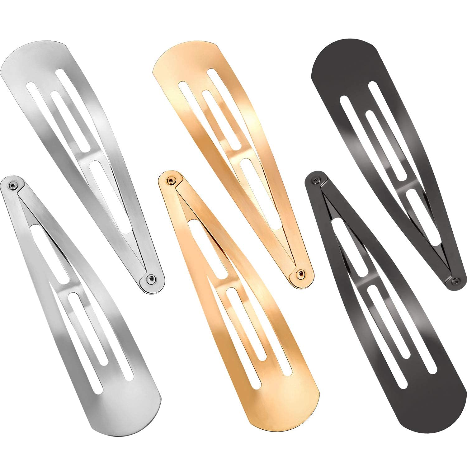 Geyoga snap hair clips 30-piece package for secure daily styling