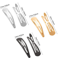 Geyoga snap hair clip metal close-up shows durable shine and strength