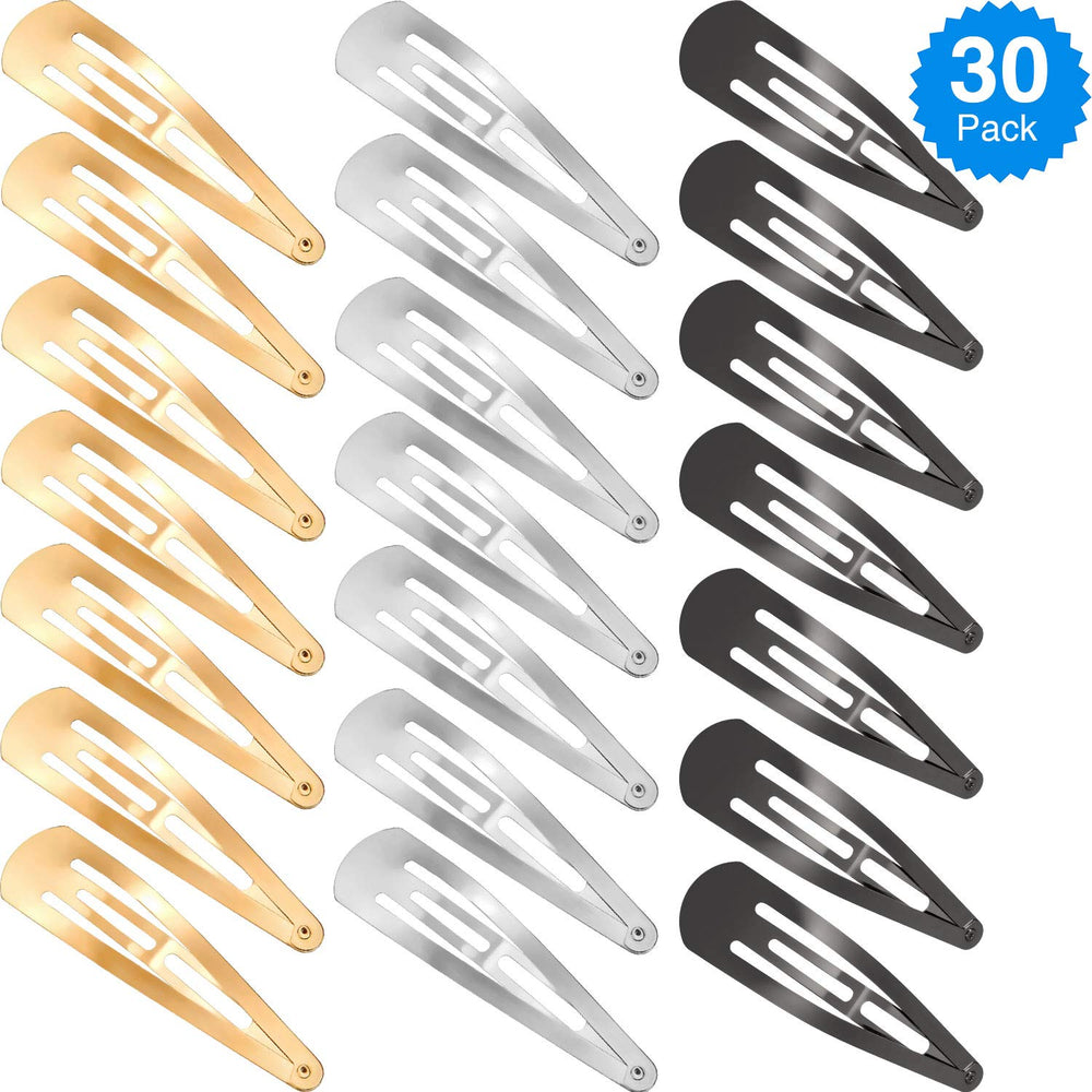 Geyoga snap hair clip multi-pack display highlights quantity and organization