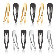 Geyoga snap hair clip on head demonstrates secure grip for easy wear