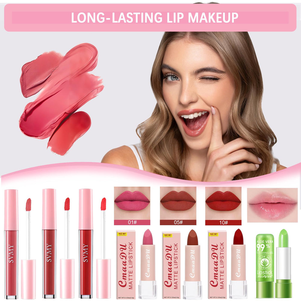 Geyomi All in One Makeup Kit sponges-hand-cream for smooth application and skin care