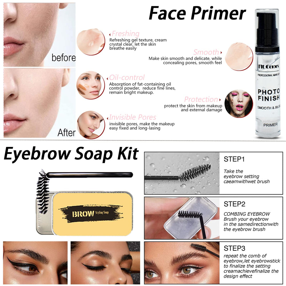 Geyomi eyebrow-soap shapes brows with bold natural finish