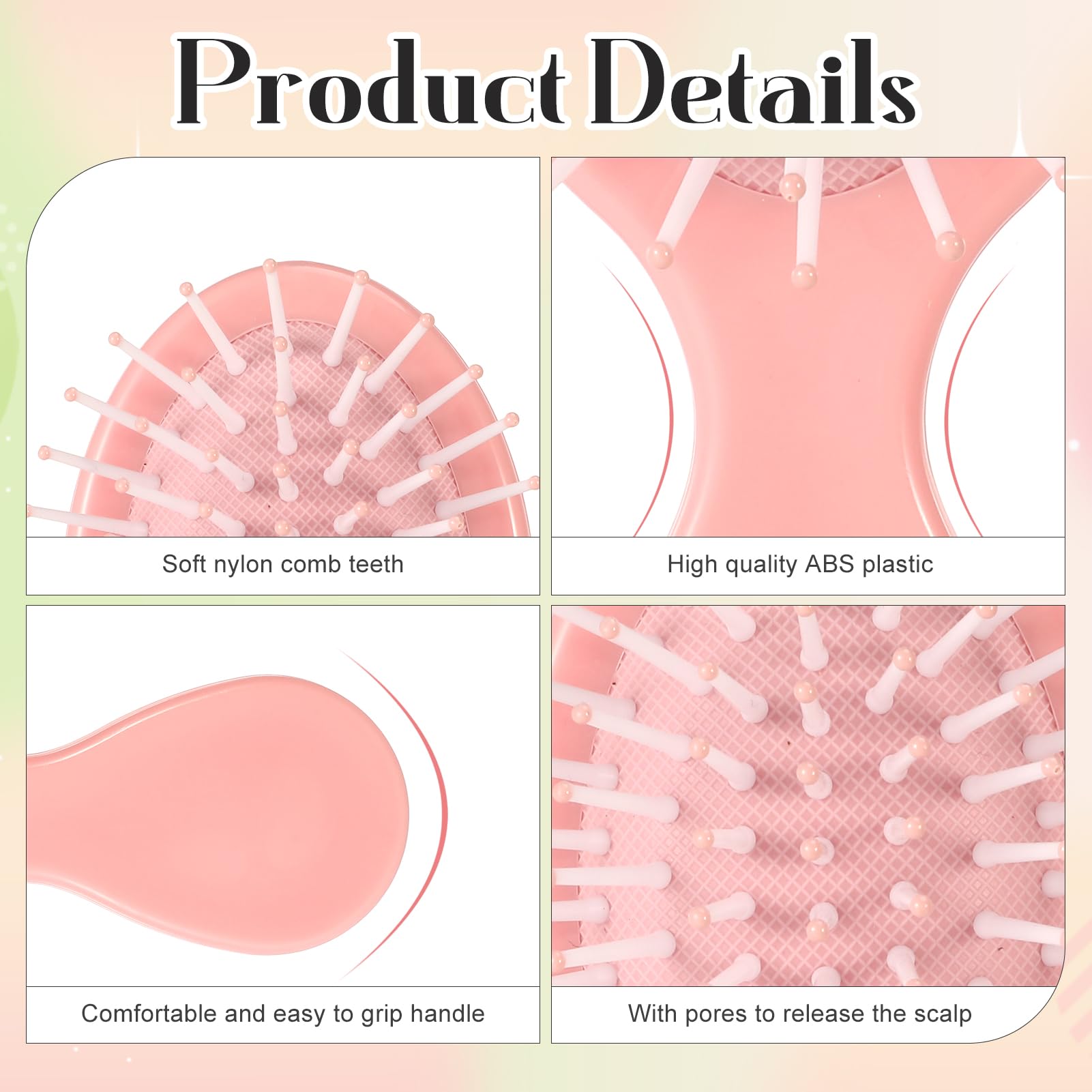 GGSTDDUP mini-wet-hair-brush-pack-02 features soft bristles for gentle scalp care