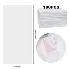 ggykjsk 31x71-inch nonwoven bed sheets fit standard massage tables.