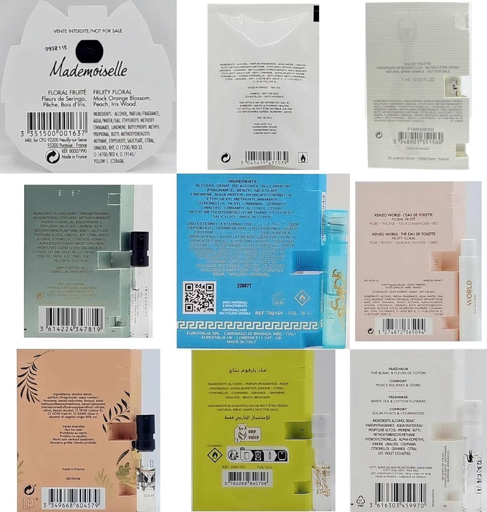 GHBB fragrance samples fit purse or gym bag for on-the-go refreshment