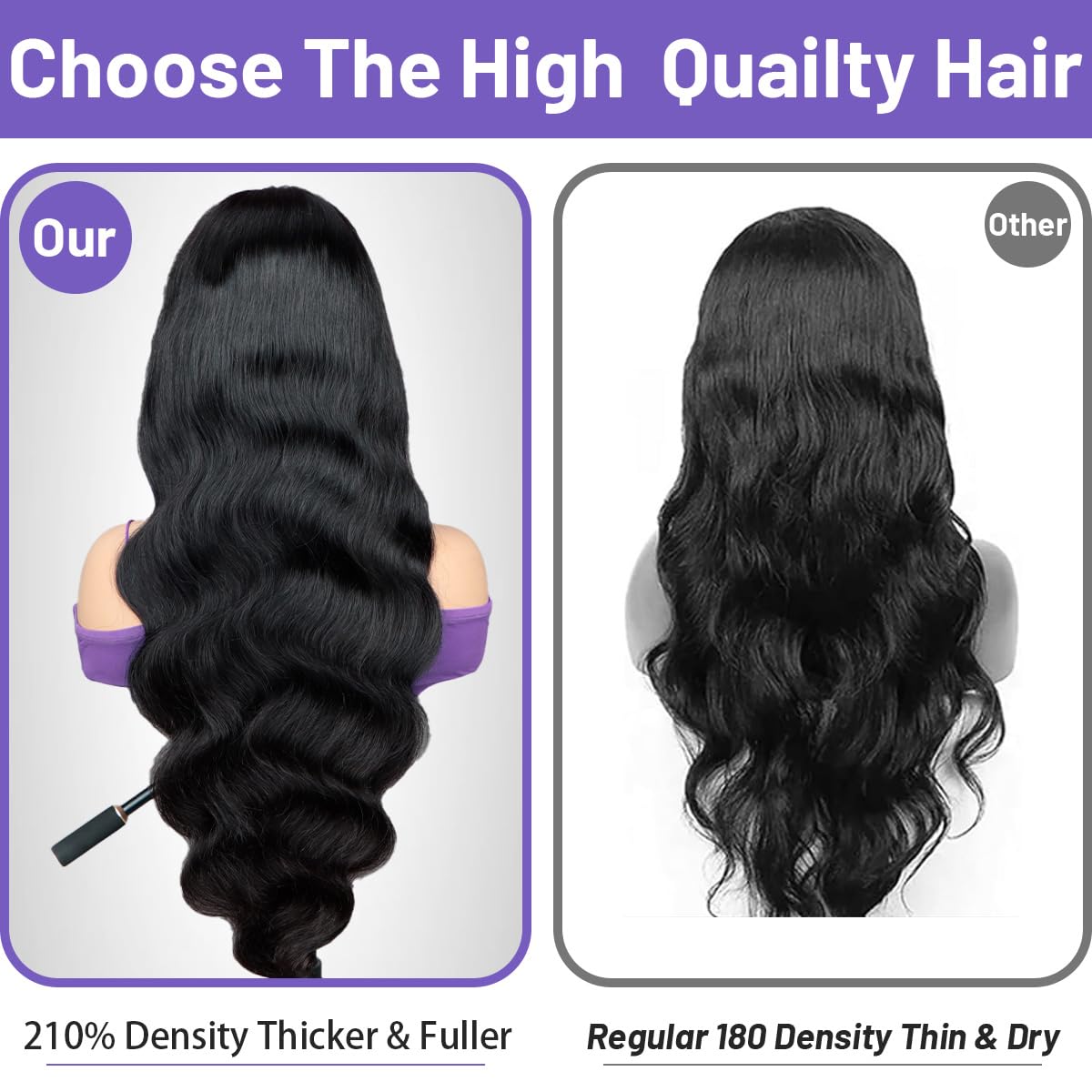 Ghios natural appearance mirrors real hair with careful processing and shine.
