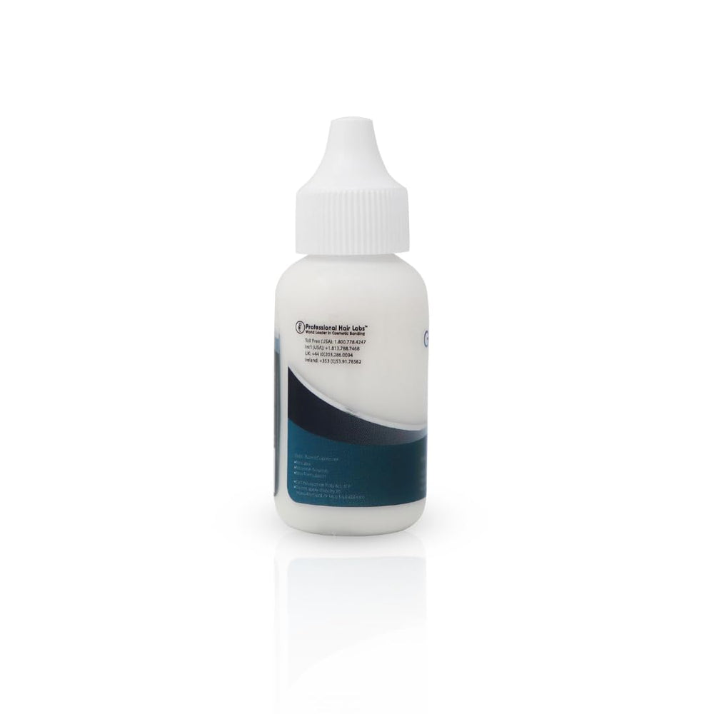 GhostBond Platinum bottle application shows clear dry for undetectable bonds.