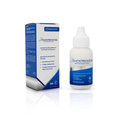 GhostBond XL application tip demonstrates quick-drying and precise bonding near hairline.