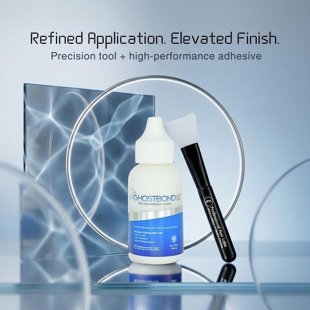 GhostBond XL silicone applicator tip for precise, even distribution.