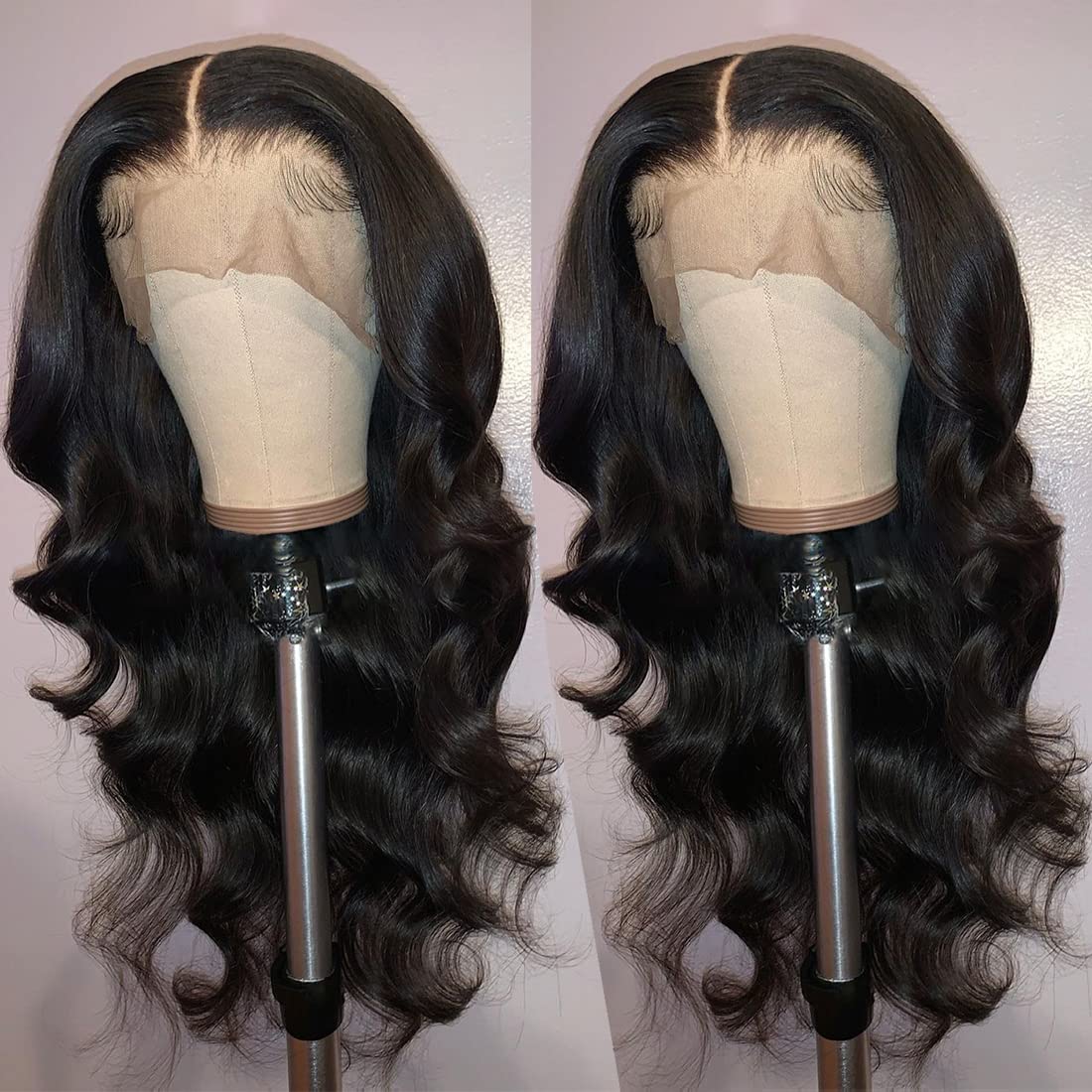 GIANNAY lace-front wig pre-plucked hairline close-up for natural look