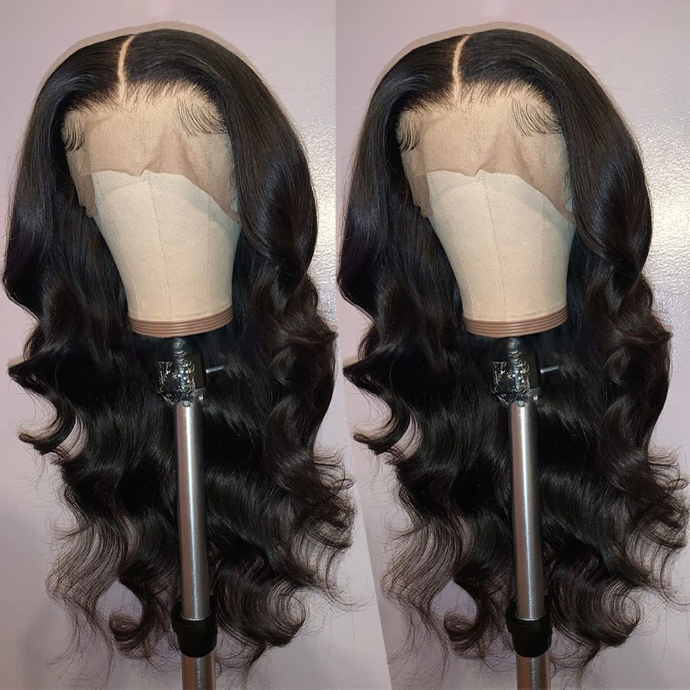 GIANNAY lace-front wig pre-plucked hairline close-up for natural look