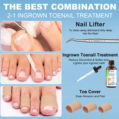 GIFBEA ingrown toenail drops softener application in use