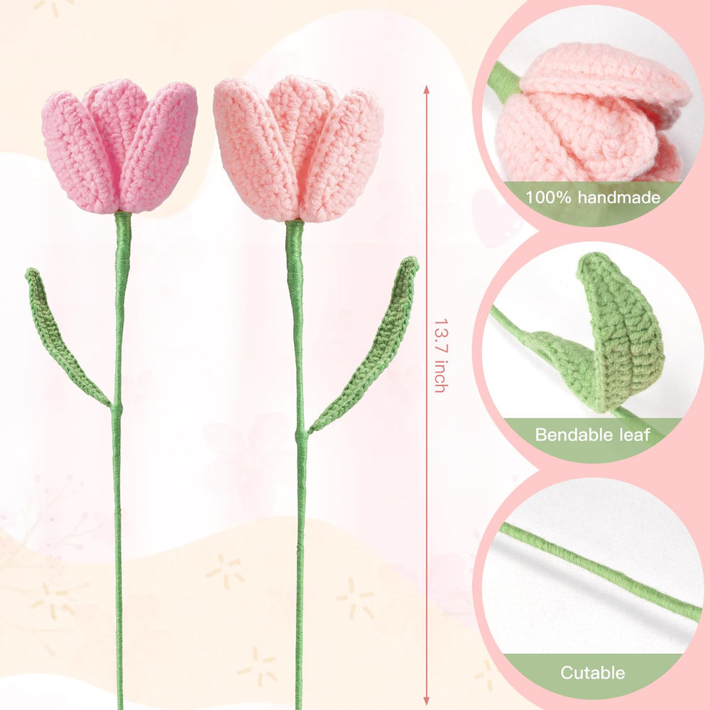 GiftHarbor crochet flowers bouquet adds timeless elegance to any occasion.