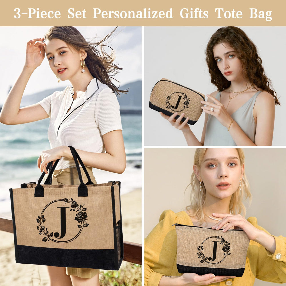 GiftHarbor interior makeup bag two keeps cosmetics organized on the go