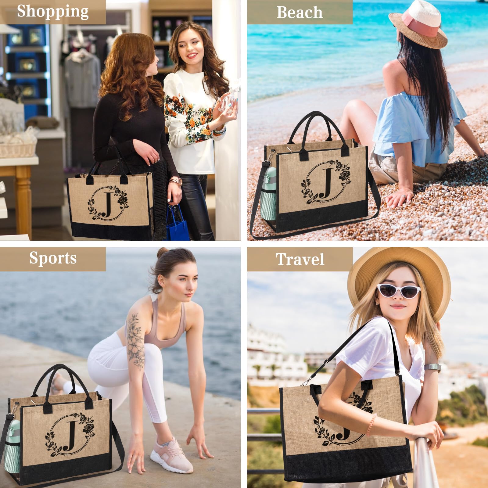 GiftHarbor reinforced stitching tote ensures long-lasting durability