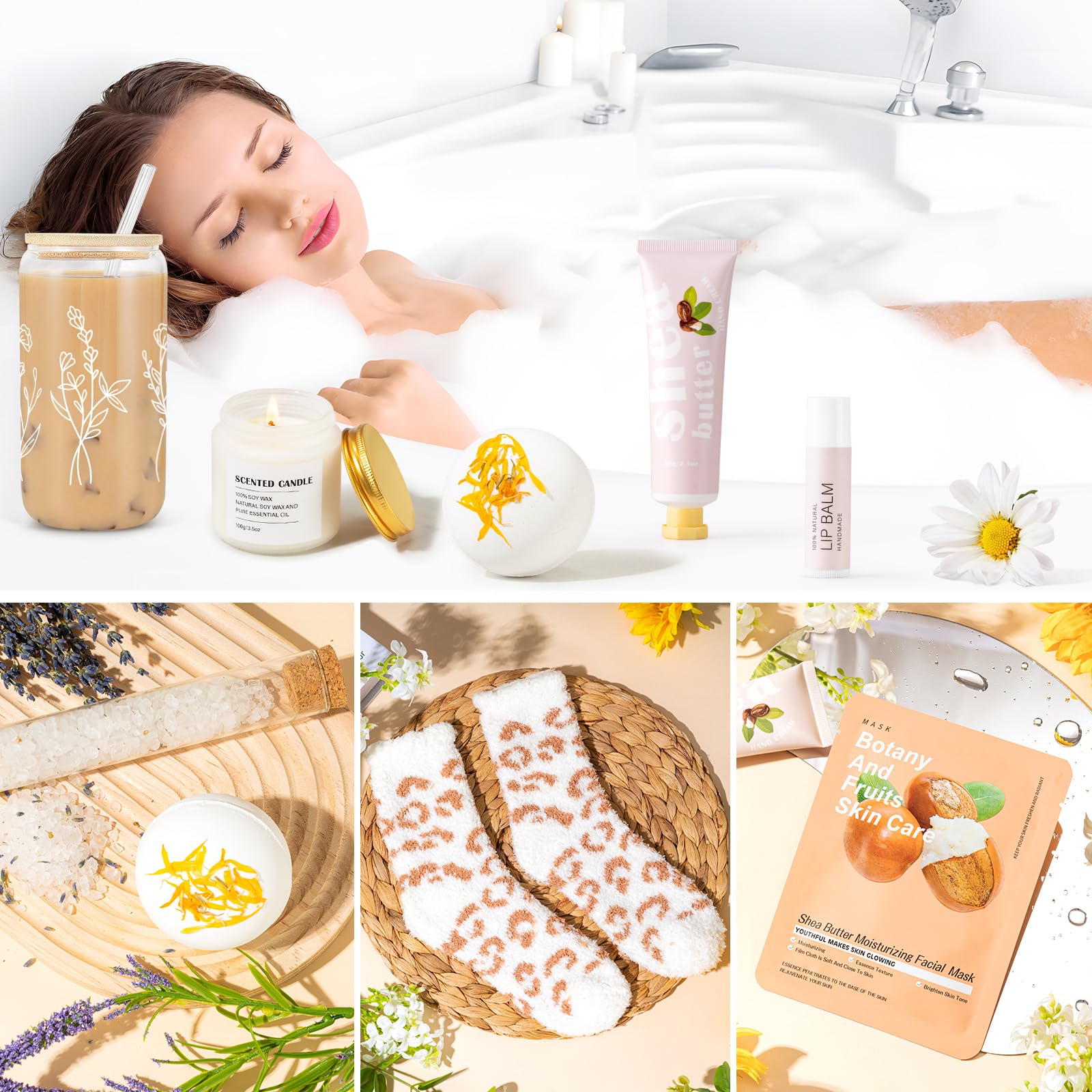 GiftPeak bath bomb – spa-like bath fizz for relaxation