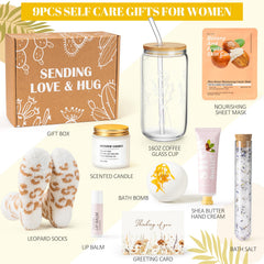 GiftPeak leopard socks cozy moment promotes warmth and relaxation.