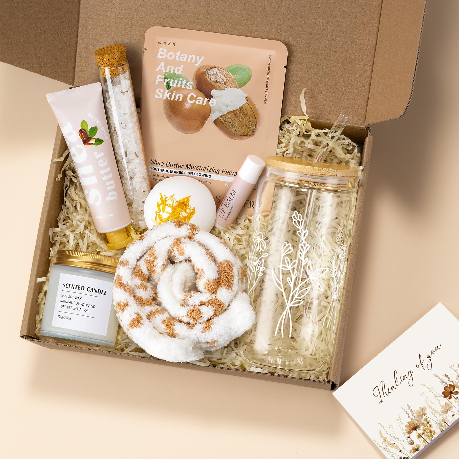 GiftPeak self-care gift box – cozy at-home pampering moment