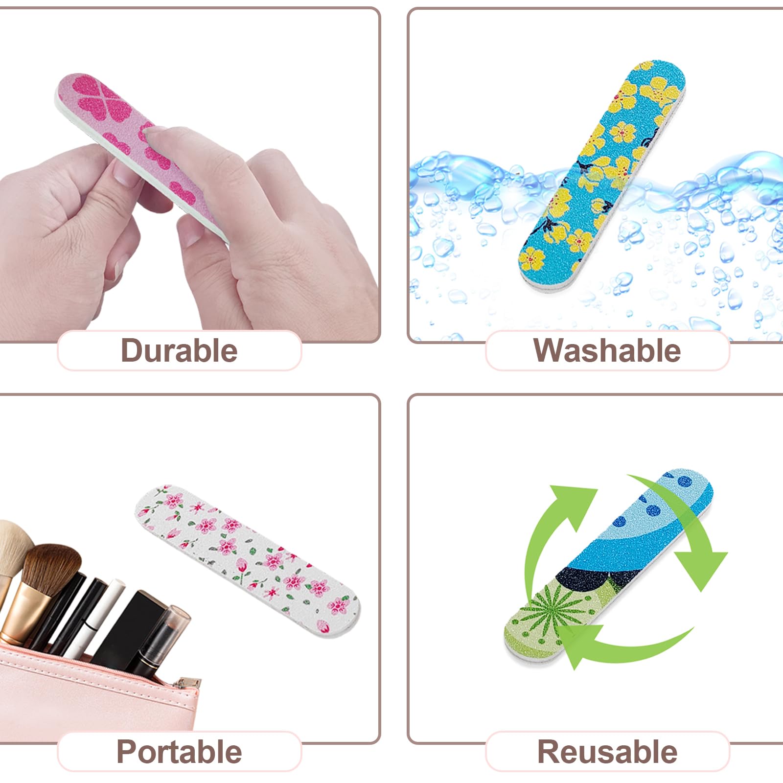GigaGround 50-piece bulk pack keeps nail care stocked at home or salon.