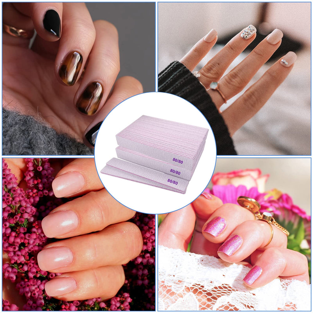 GigaGround reusable washable nail files shown in travel-friendly compact design.
