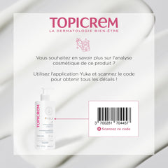 Topicrem GIGATEMP Mela unifying milk texture application; promotes even skin tone with daily massage.