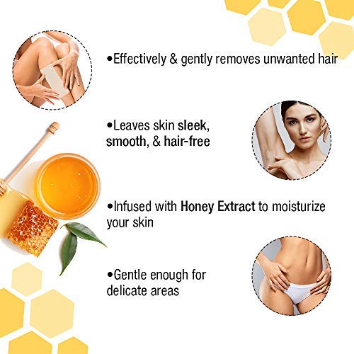 GiGi All Purpose Honee Wax on body waxing; long-lasting smooth results.