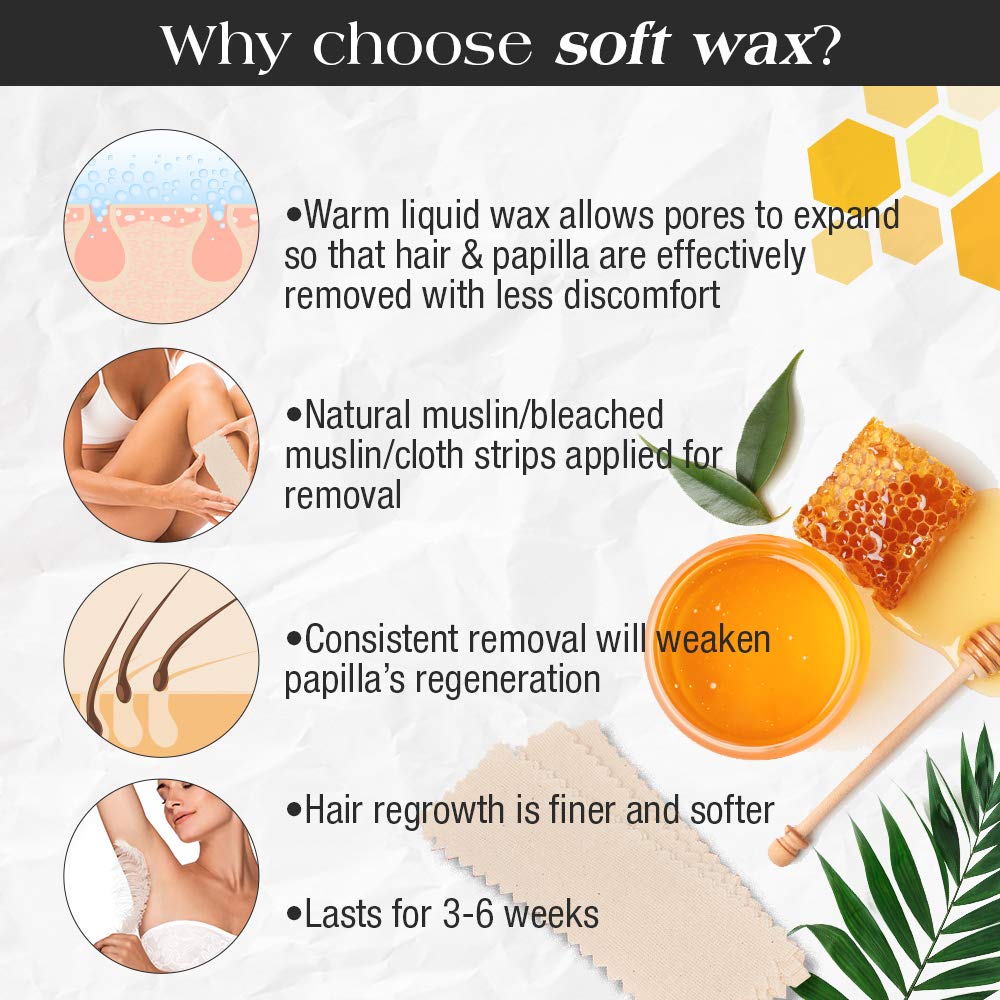GiGi All Purpose Honee Wax on face; gentle for delicate areas during waxing.