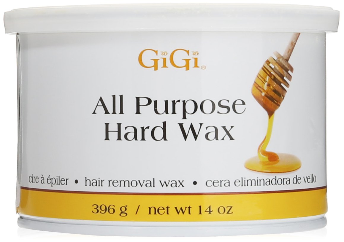 GIGI All Purpose Honee hard wax jar front view, salon-quality at-home hair removal.