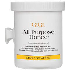 GIGI All Purpose Honee wax for face delivers gentle removal and smooth skin.