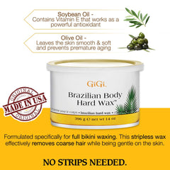 GiGi Brazilian Body Hard Wax on bikini area image — potential for smooth results.