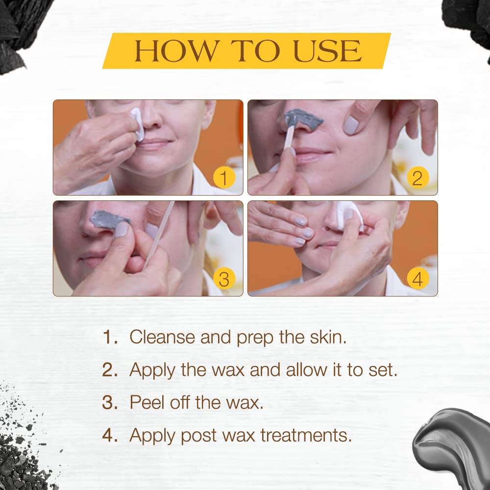 GIGI Charcoal Detox Wax at home for a DIY spa routine.