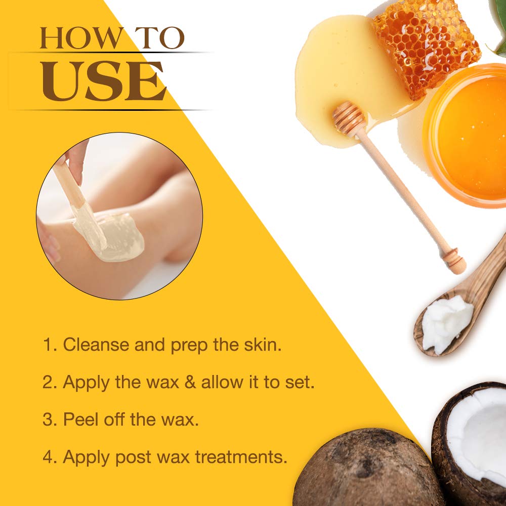 GIGI Coconut Honee Flex Wax sensitive-skin friendly option for delicate areas.