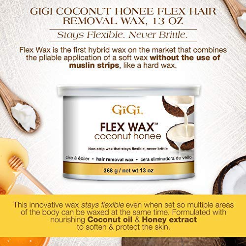 GIGI Coconut Honee Flex Wax travel-storage-lid keeps the can secure on the go.