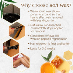GIGI Dark Honee Soft Wax ingredients honey and castor oil