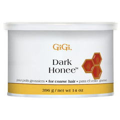 GIGI Dark Honee Soft Wax tub closeup for salon-grade at-home hair removal