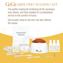 GIGI Mini Pro Waxing Kit all-purpose Honee provides smooth waxing for face and body.
