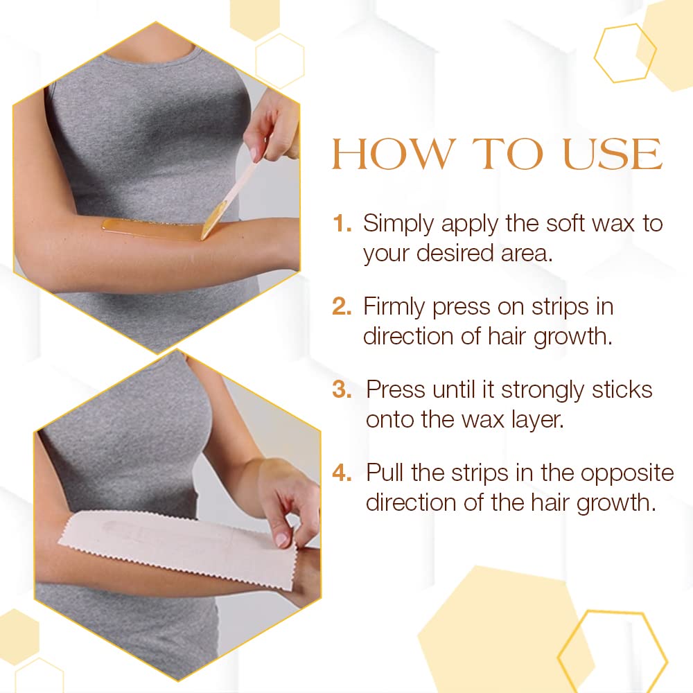 GIGI muslin strips large coverage ideal for legs or arms