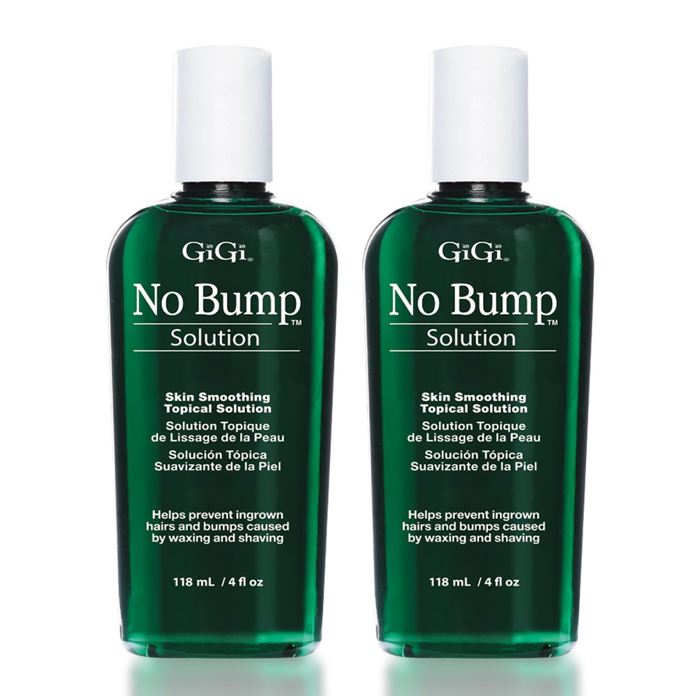 GIGI No Bump bottle ready for post-hair removal calming routine.