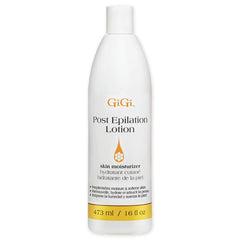 GIGI Post Waxing Lotion tube-application calms freshly waxed skin and moisturizes deeply.