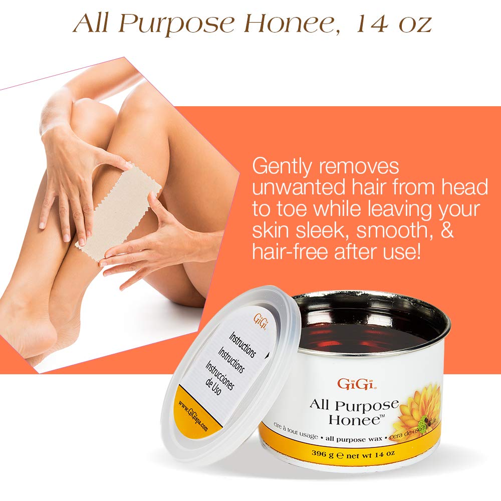GIGI Pre-Epilation Cleanser preparing skin for waxing routine