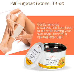 GIGI Pre-Epilation Cleanser preparing skin for waxing routine