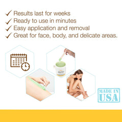 GIGI sensitive-skin hard wax designed for gentle, effective removals.