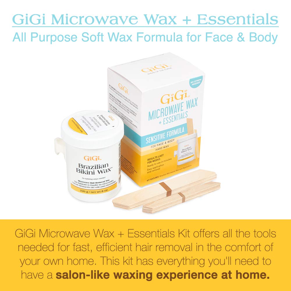 GIGI post-wax skin looks smooth and hair-free with reduced regrowth.