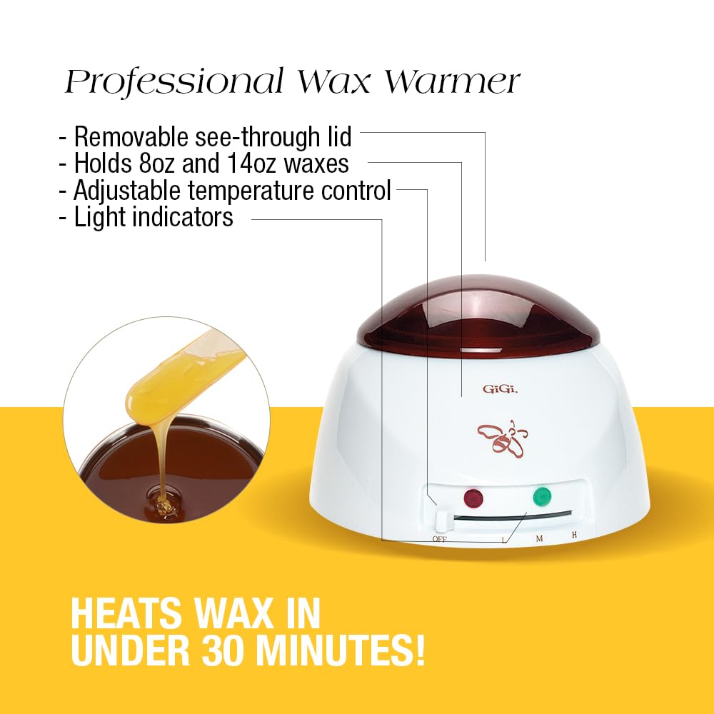 GIGI Student Starter Waxing Kit wax-off remover facilitates residue-free finish after waxing.